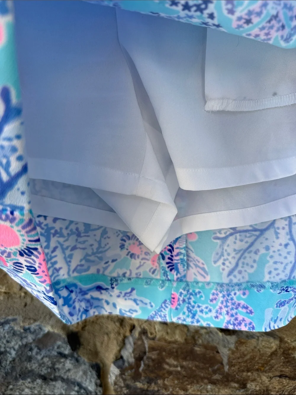 Lilly Pulitzer Jonas Skort Blue Ibiza Now You Sea Me Print Size 2 Golf Tennis